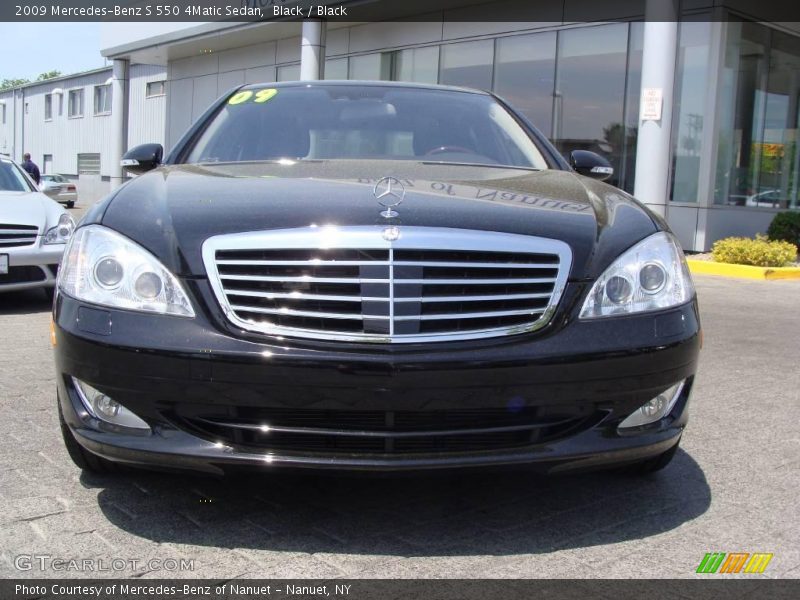 Black / Black 2009 Mercedes-Benz S 550 4Matic Sedan