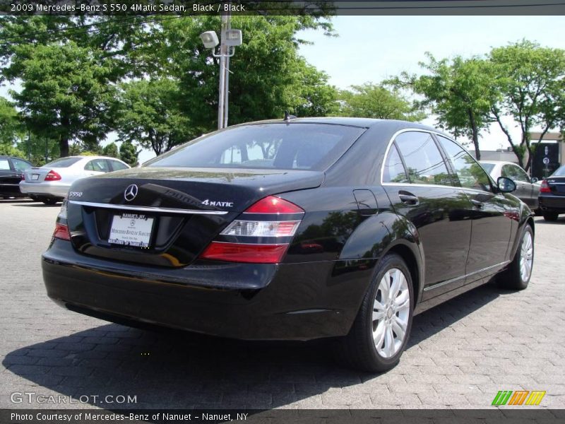 Black / Black 2009 Mercedes-Benz S 550 4Matic Sedan
