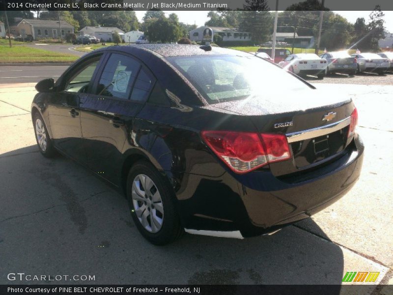 Black Granite Metallic / Jet Black/Medium Titanium 2014 Chevrolet Cruze LS