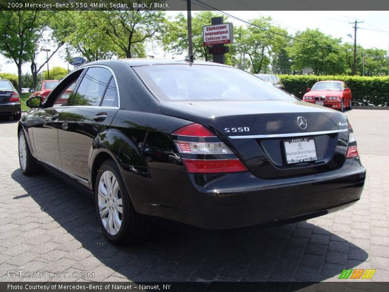 Black / Black 2009 Mercedes-Benz S 550 4Matic Sedan