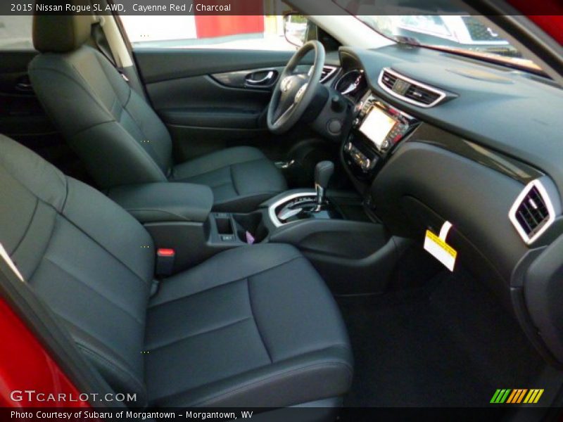 Cayenne Red / Charcoal 2015 Nissan Rogue SL AWD