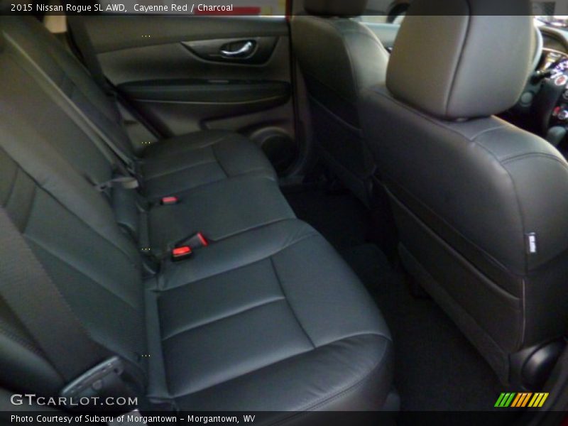 Cayenne Red / Charcoal 2015 Nissan Rogue SL AWD