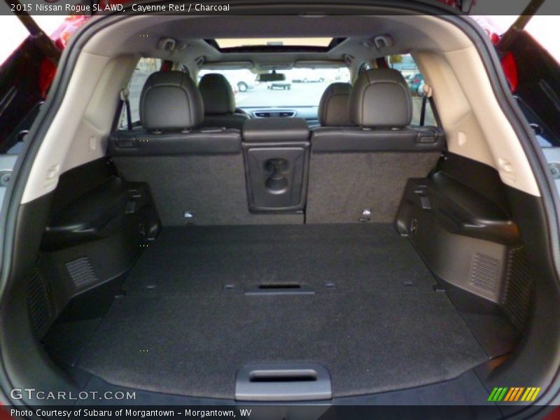 Cayenne Red / Charcoal 2015 Nissan Rogue SL AWD