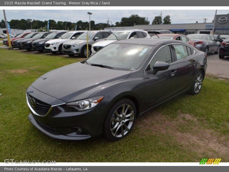 Meteor Gray Mica / Sand 2015 Mazda Mazda6 Grand Touring