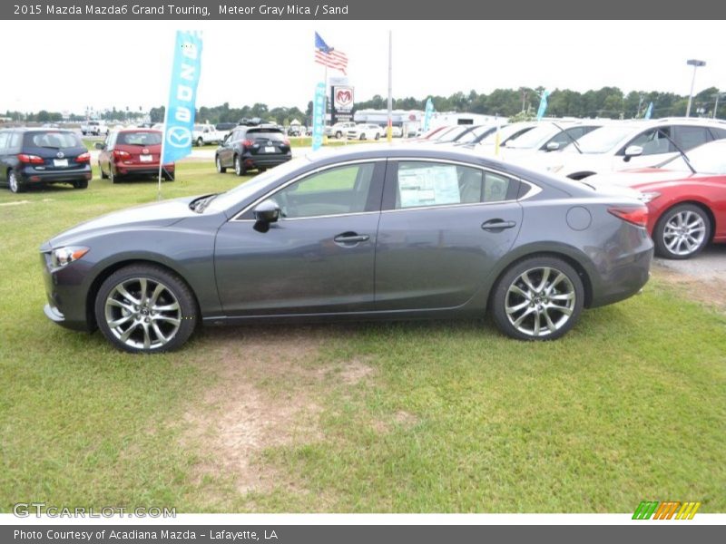 Meteor Gray Mica / Sand 2015 Mazda Mazda6 Grand Touring