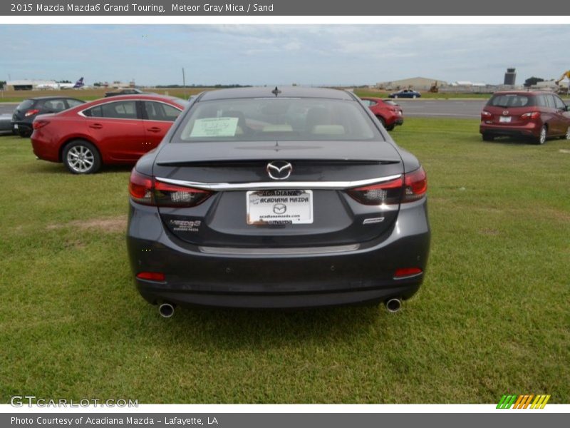 Meteor Gray Mica / Sand 2015 Mazda Mazda6 Grand Touring