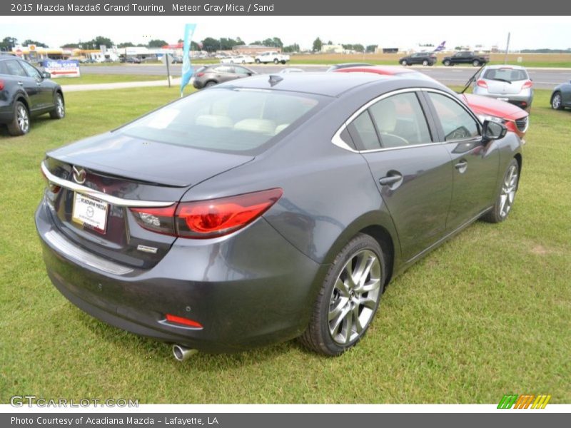 Meteor Gray Mica / Sand 2015 Mazda Mazda6 Grand Touring