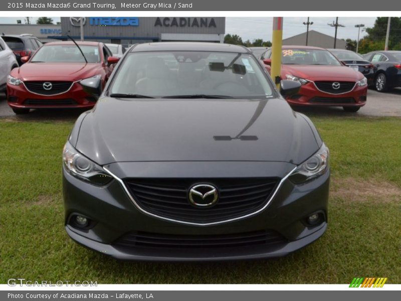 Meteor Gray Mica / Sand 2015 Mazda Mazda6 Grand Touring