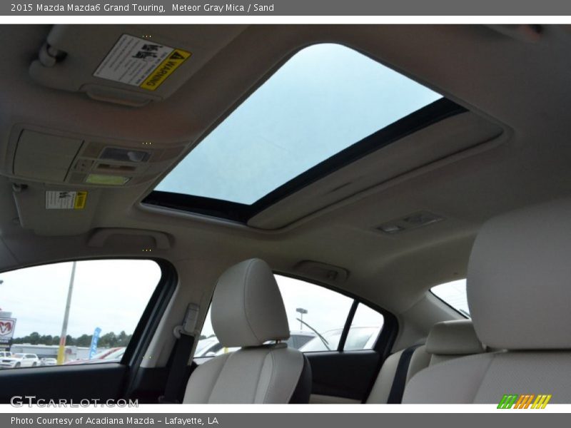 Meteor Gray Mica / Sand 2015 Mazda Mazda6 Grand Touring