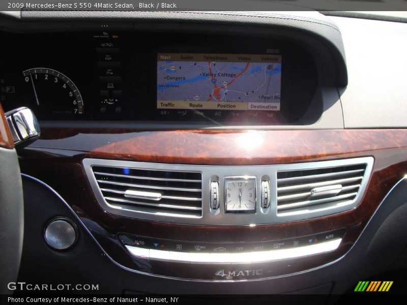 Black / Black 2009 Mercedes-Benz S 550 4Matic Sedan