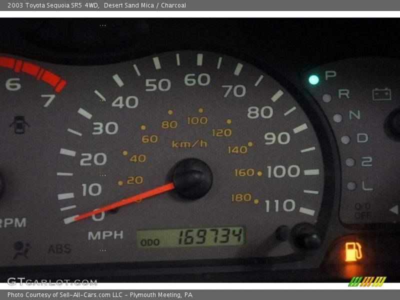 Desert Sand Mica / Charcoal 2003 Toyota Sequoia SR5 4WD