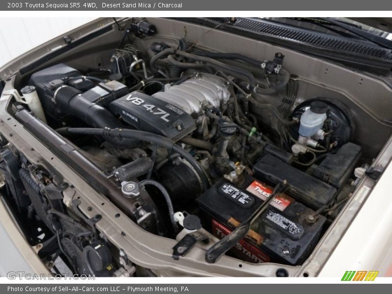 Desert Sand Mica / Charcoal 2003 Toyota Sequoia SR5 4WD