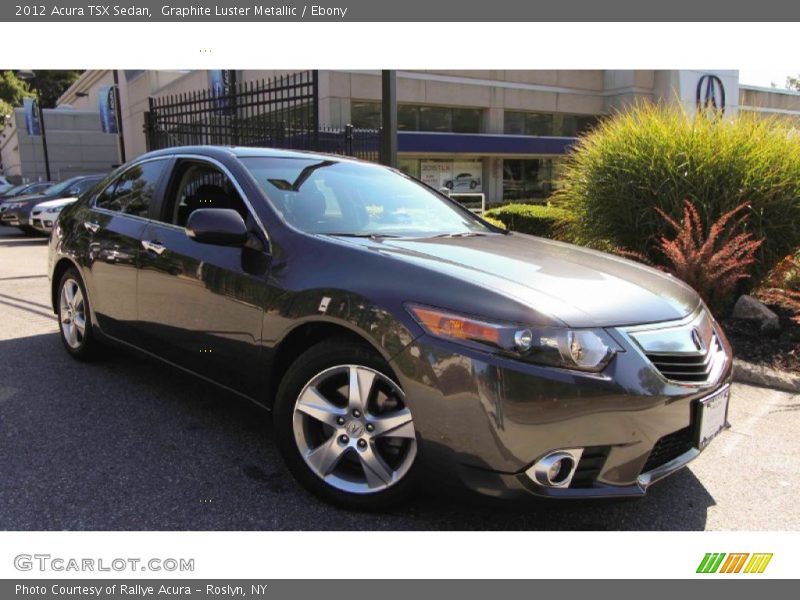 Graphite Luster Metallic / Ebony 2012 Acura TSX Sedan