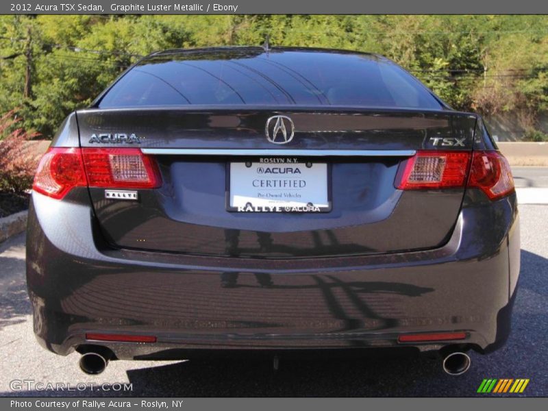 Graphite Luster Metallic / Ebony 2012 Acura TSX Sedan