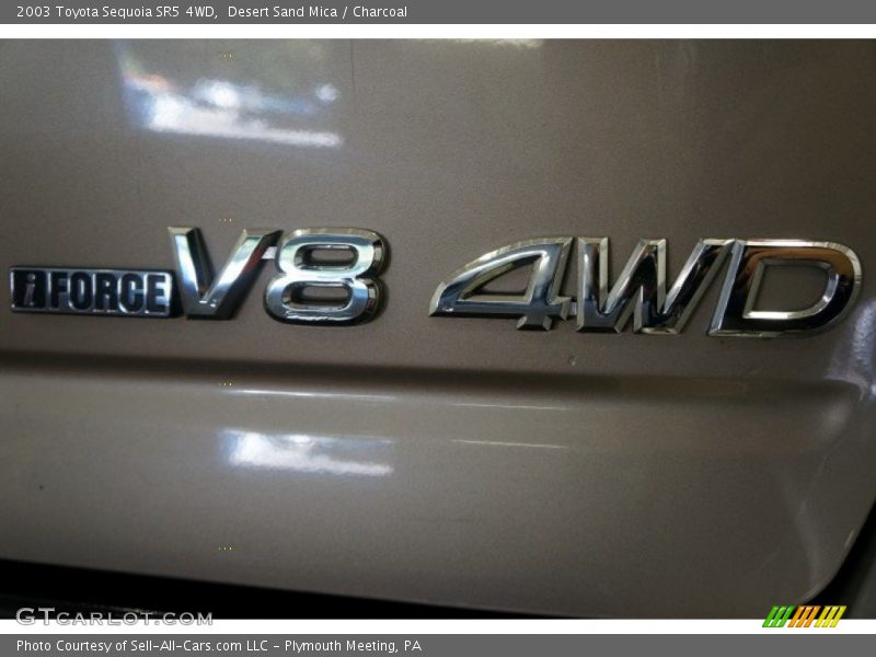 Desert Sand Mica / Charcoal 2003 Toyota Sequoia SR5 4WD
