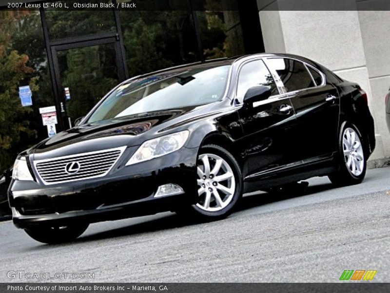 Obsidian Black / Black 2007 Lexus LS 460 L