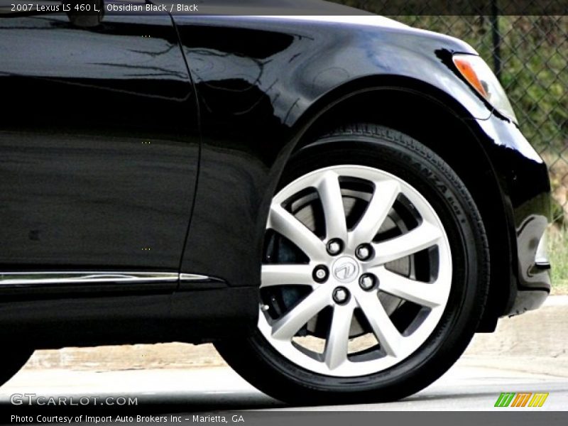 Obsidian Black / Black 2007 Lexus LS 460 L