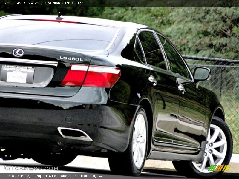 Obsidian Black / Black 2007 Lexus LS 460 L