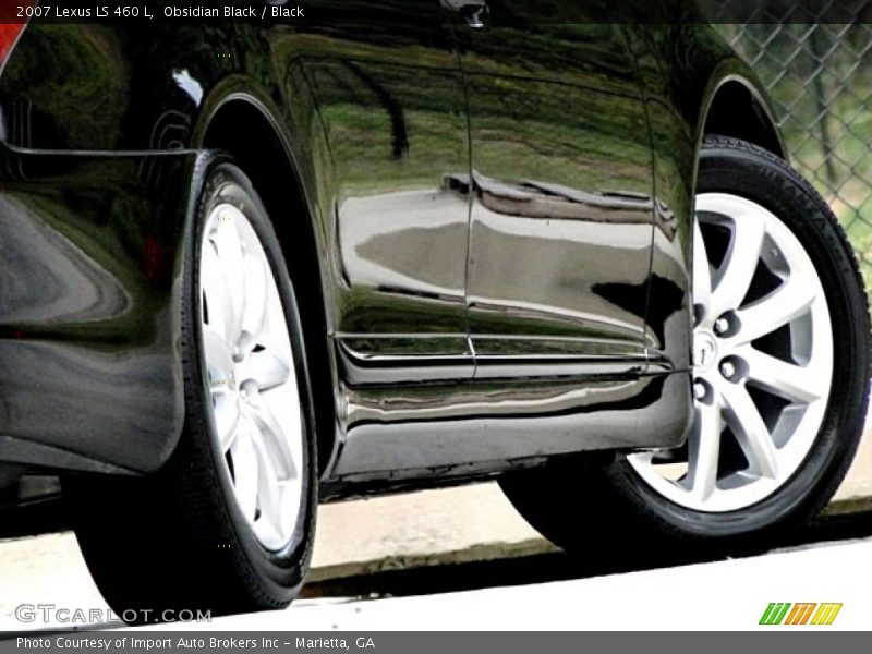 Obsidian Black / Black 2007 Lexus LS 460 L