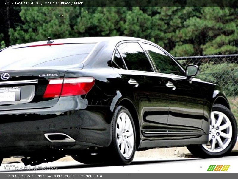 Obsidian Black / Black 2007 Lexus LS 460 L