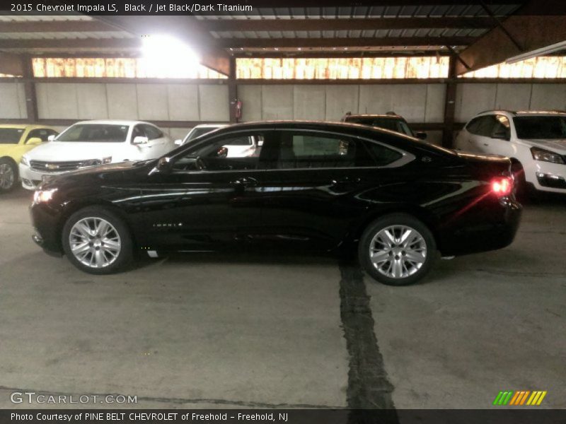 Black / Jet Black/Dark Titanium 2015 Chevrolet Impala LS