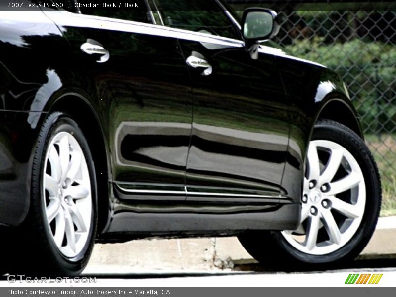 Obsidian Black / Black 2007 Lexus LS 460 L
