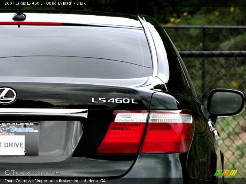 Obsidian Black / Black 2007 Lexus LS 460 L
