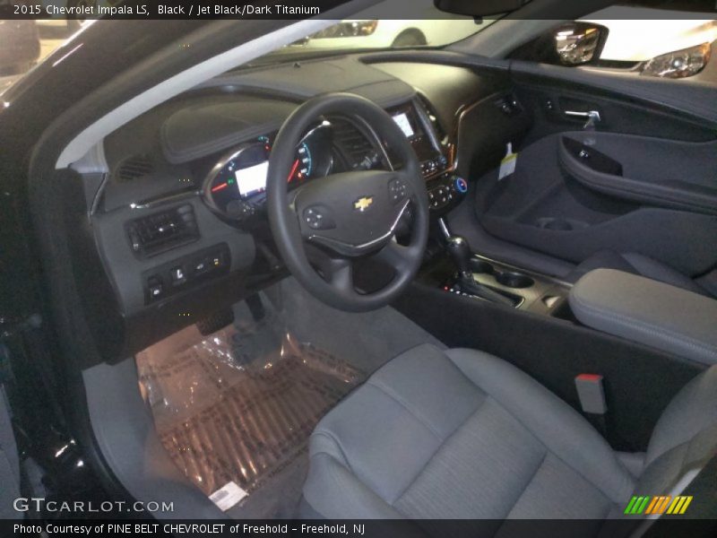 Jet Black/Dark Titanium Interior - 2015 Impala LS 