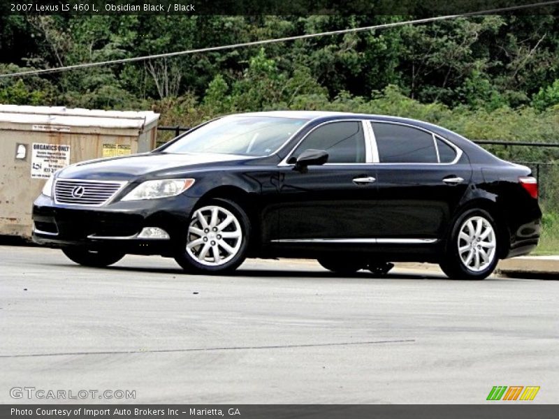 Obsidian Black / Black 2007 Lexus LS 460 L