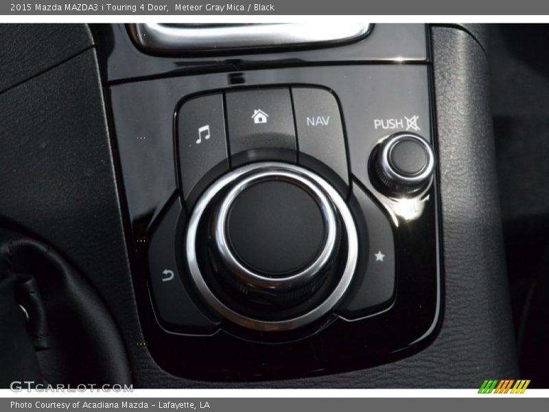 Meteor Gray Mica / Black 2015 Mazda MAZDA3 i Touring 4 Door