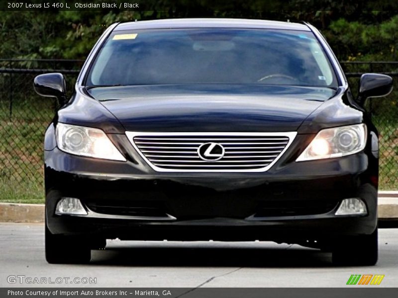 Obsidian Black / Black 2007 Lexus LS 460 L