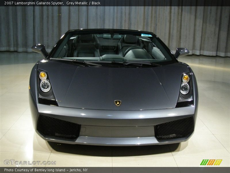 2007 Lamborghini Gallardo Spyder, Grey Metallic / Black, Front - 2007 Lamborghini Gallardo Spyder