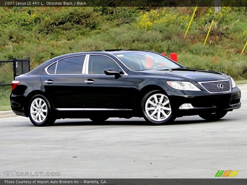 Obsidian Black / Black 2007 Lexus LS 460 L