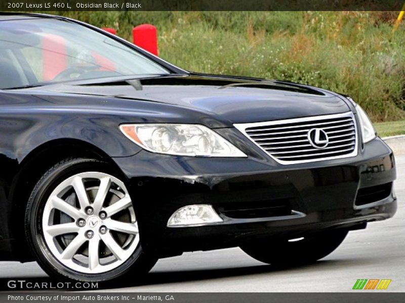Obsidian Black / Black 2007 Lexus LS 460 L