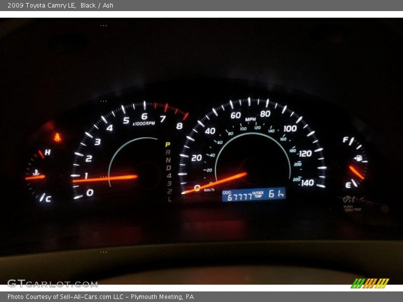 Black / Ash 2009 Toyota Camry LE