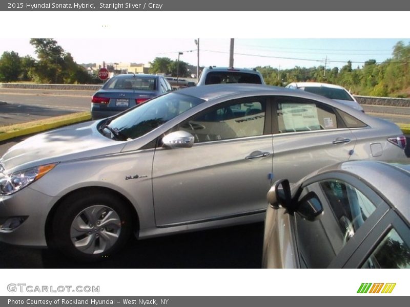 Starlight Silver / Gray 2015 Hyundai Sonata Hybrid