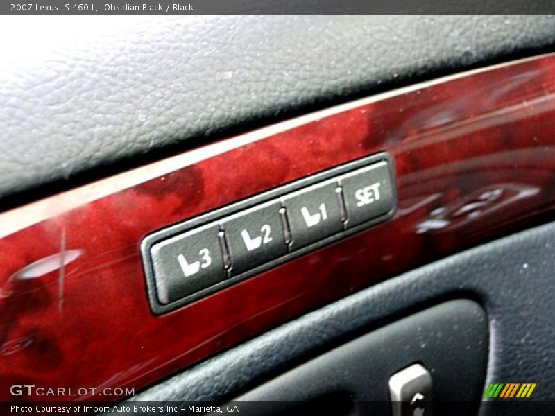 Obsidian Black / Black 2007 Lexus LS 460 L
