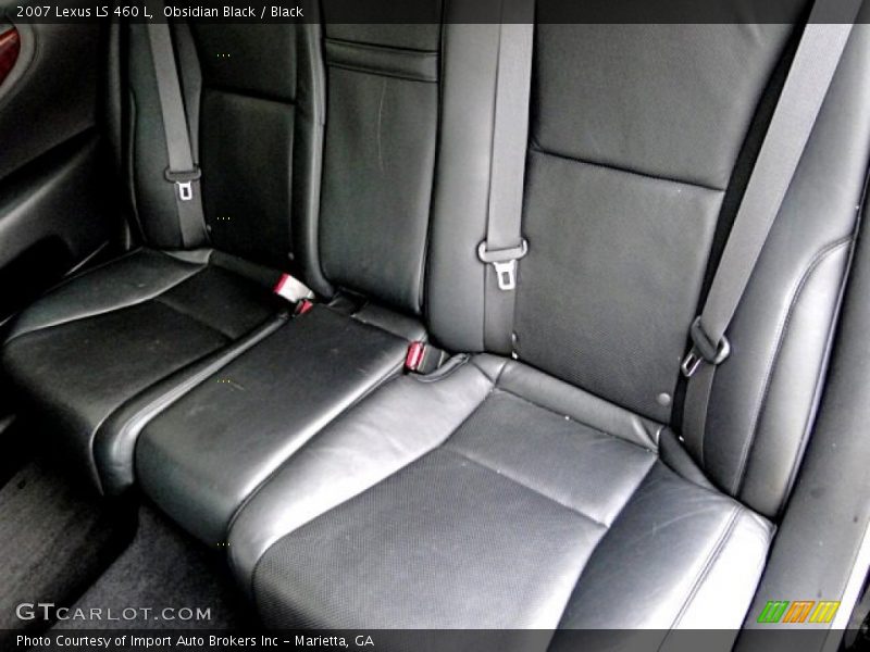 Obsidian Black / Black 2007 Lexus LS 460 L