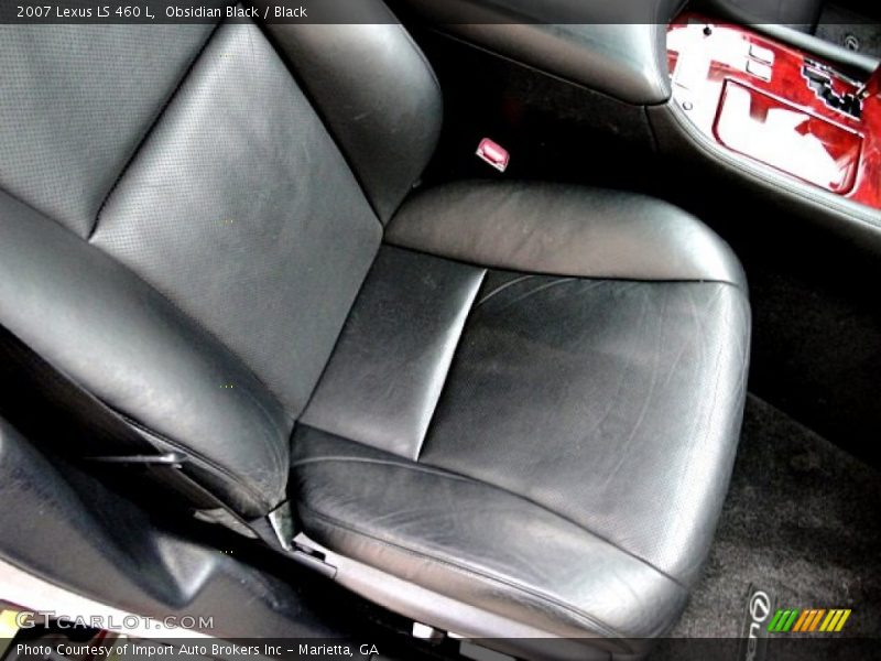 Obsidian Black / Black 2007 Lexus LS 460 L