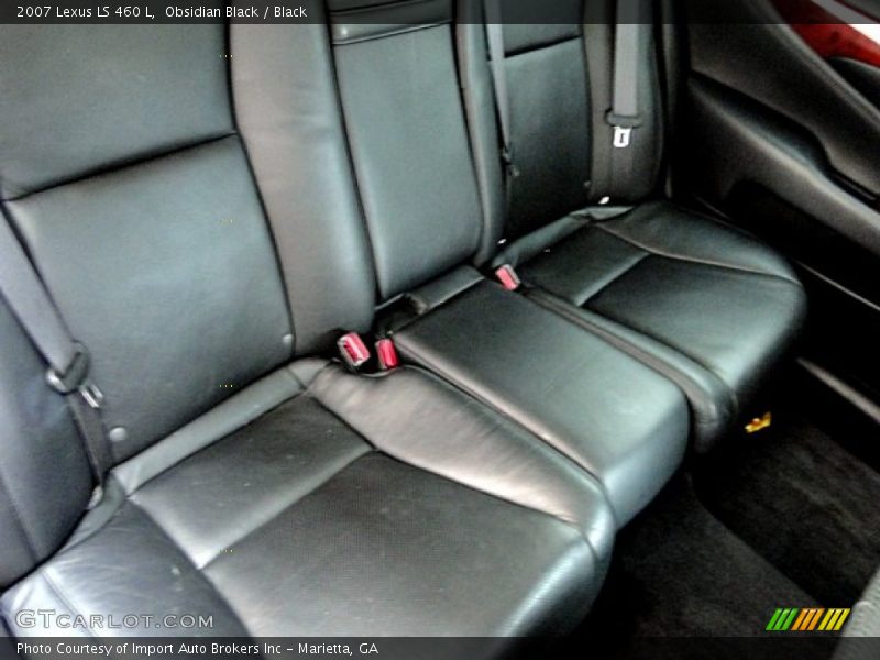 Obsidian Black / Black 2007 Lexus LS 460 L
