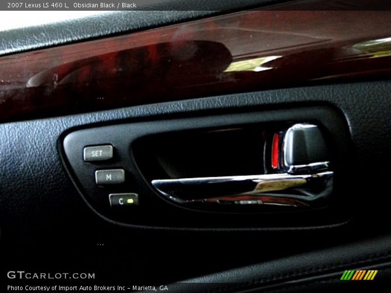 Obsidian Black / Black 2007 Lexus LS 460 L