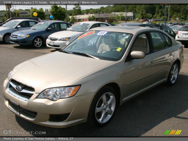 Harvest Gold Metallic / Warm Ivory 2008 Subaru Legacy 2.5i Sedan