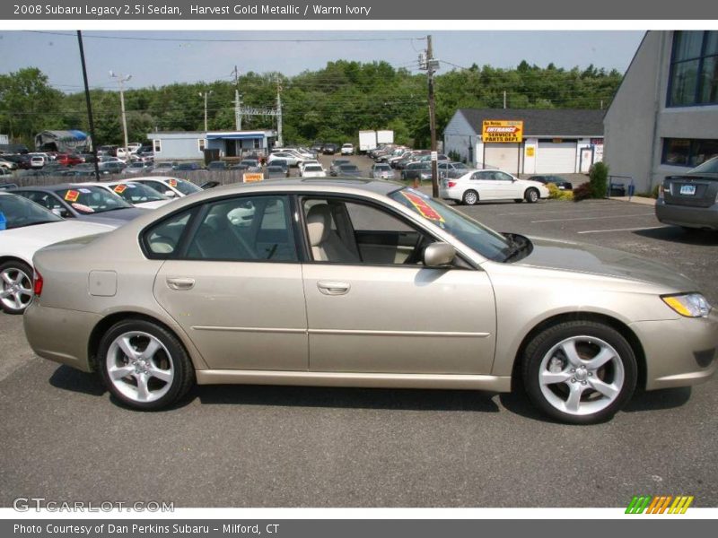 Harvest Gold Metallic / Warm Ivory 2008 Subaru Legacy 2.5i Sedan