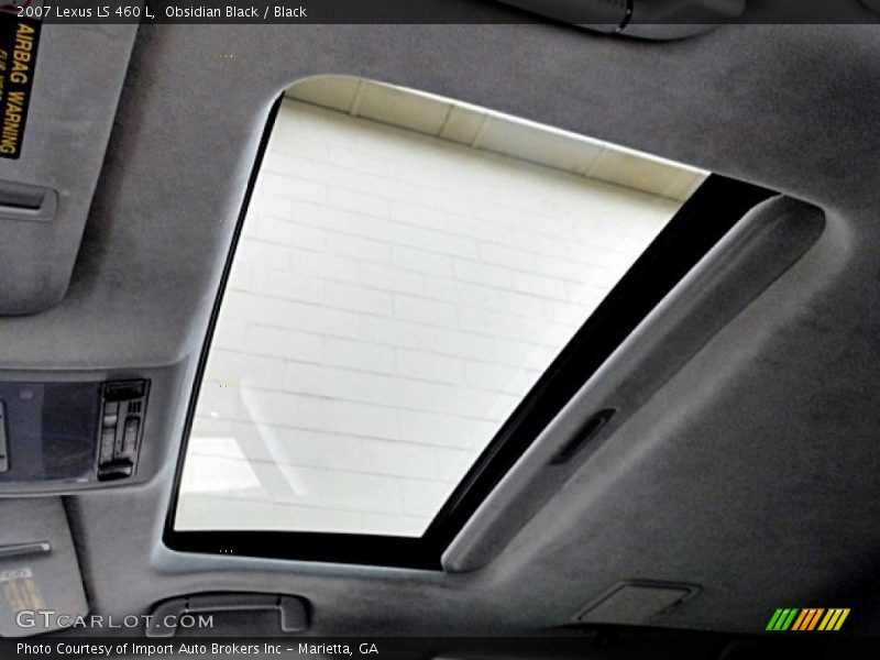 Obsidian Black / Black 2007 Lexus LS 460 L