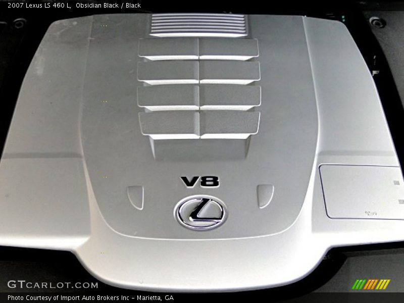 Obsidian Black / Black 2007 Lexus LS 460 L