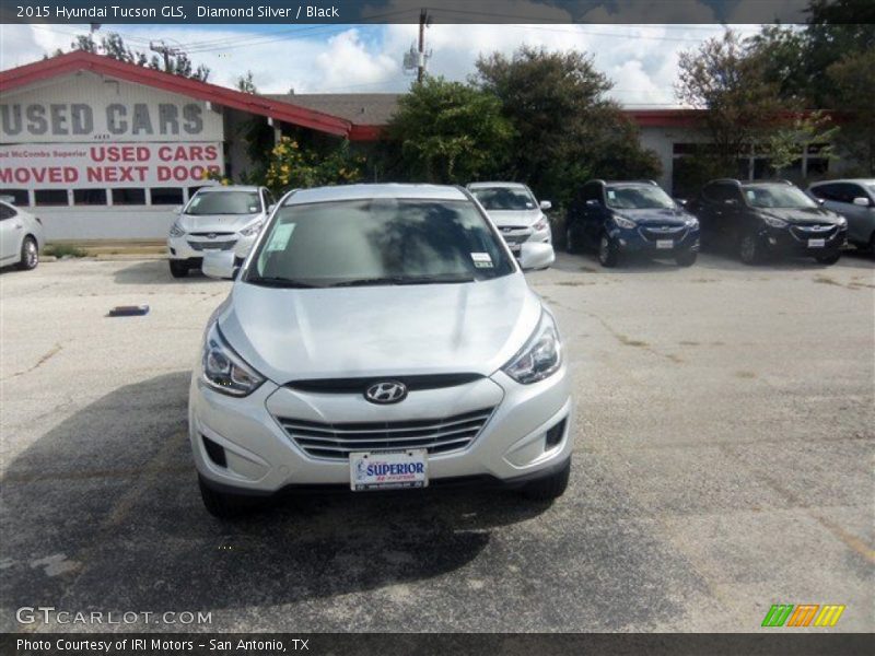 Diamond Silver / Black 2015 Hyundai Tucson GLS