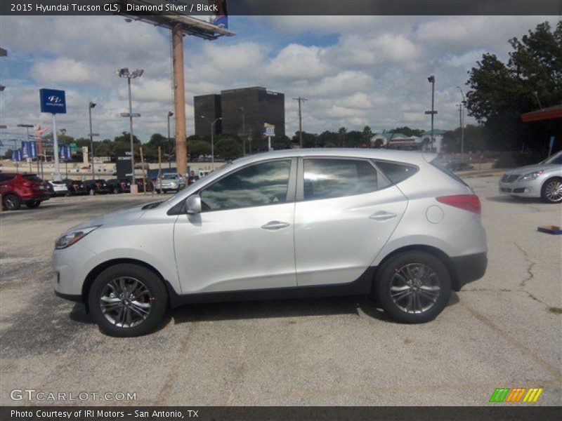 Diamond Silver / Black 2015 Hyundai Tucson GLS