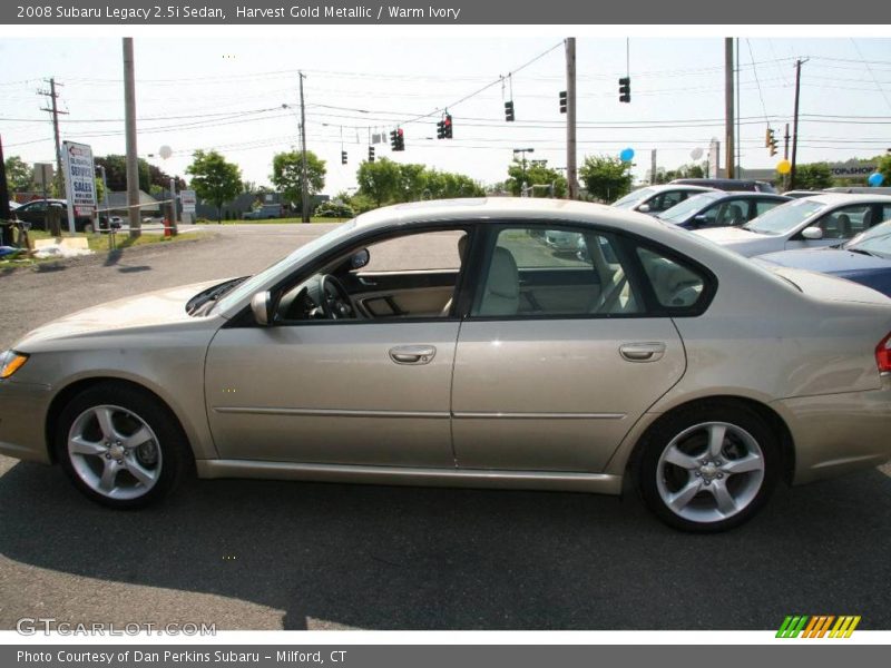 Harvest Gold Metallic / Warm Ivory 2008 Subaru Legacy 2.5i Sedan