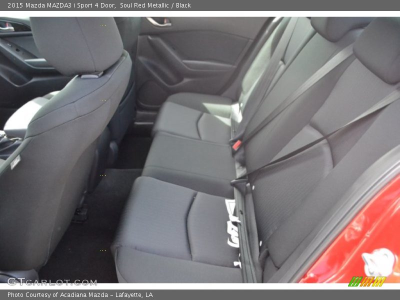 Soul Red Metallic / Black 2015 Mazda MAZDA3 i Sport 4 Door