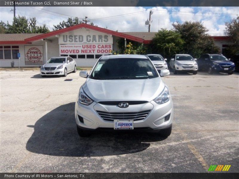 Diamond Silver / Black 2015 Hyundai Tucson GLS